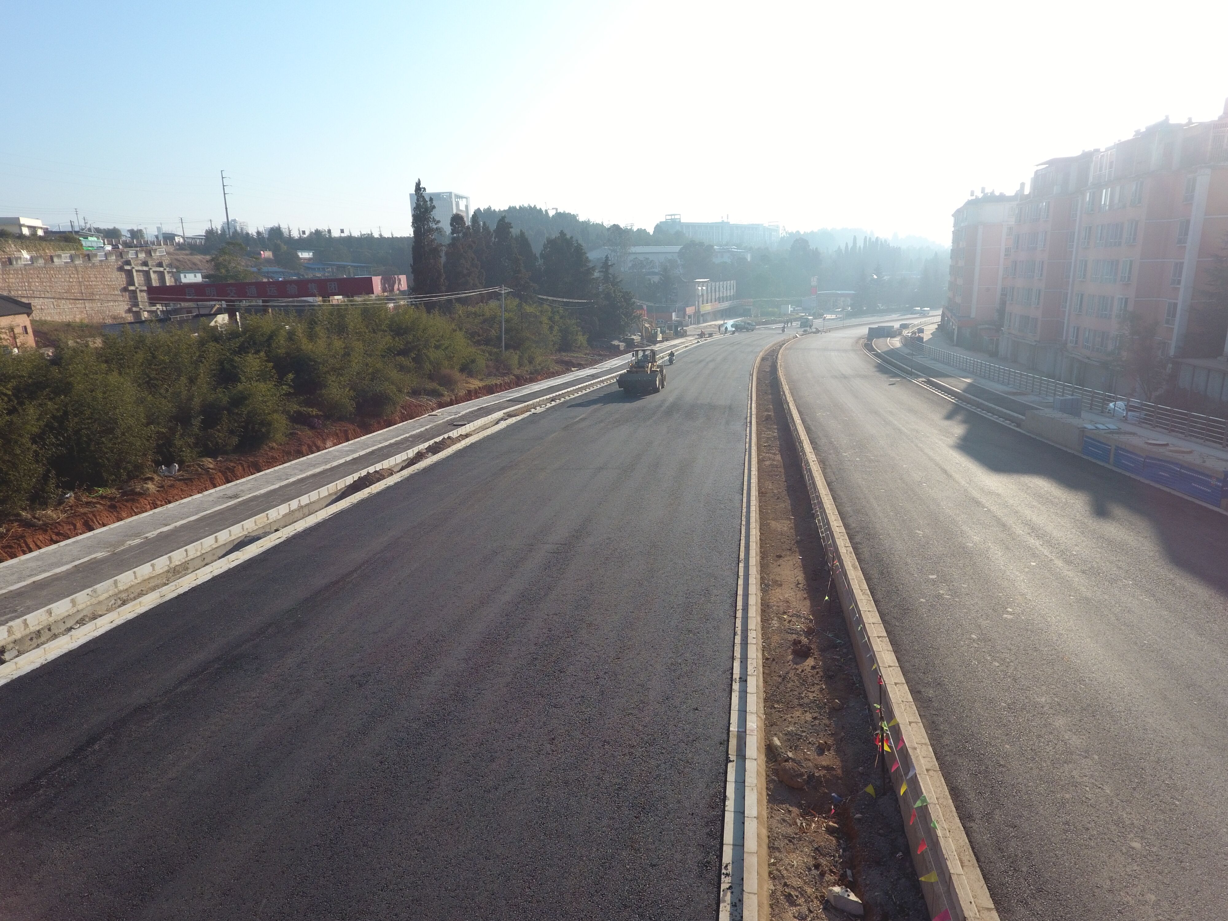 320國道安寧城區(qū)段金方路口至湖東路口段改造工程項目進度概況