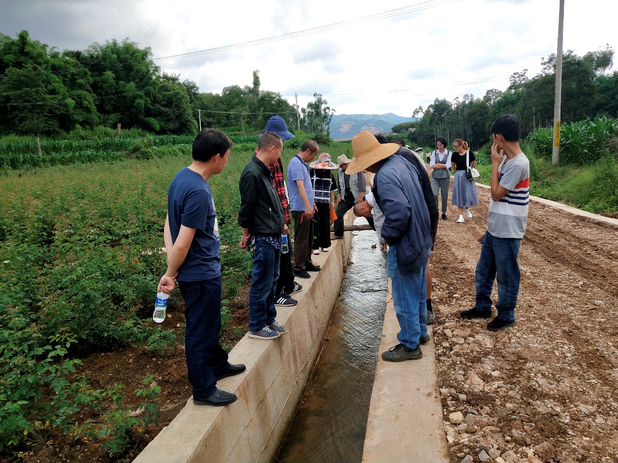 2017年云南省昆明安寧市八街枧槽營片區(qū)高標(biāo)準(zhǔn)農(nóng)田建設(shè)工程項目通過安寧市初步驗收
