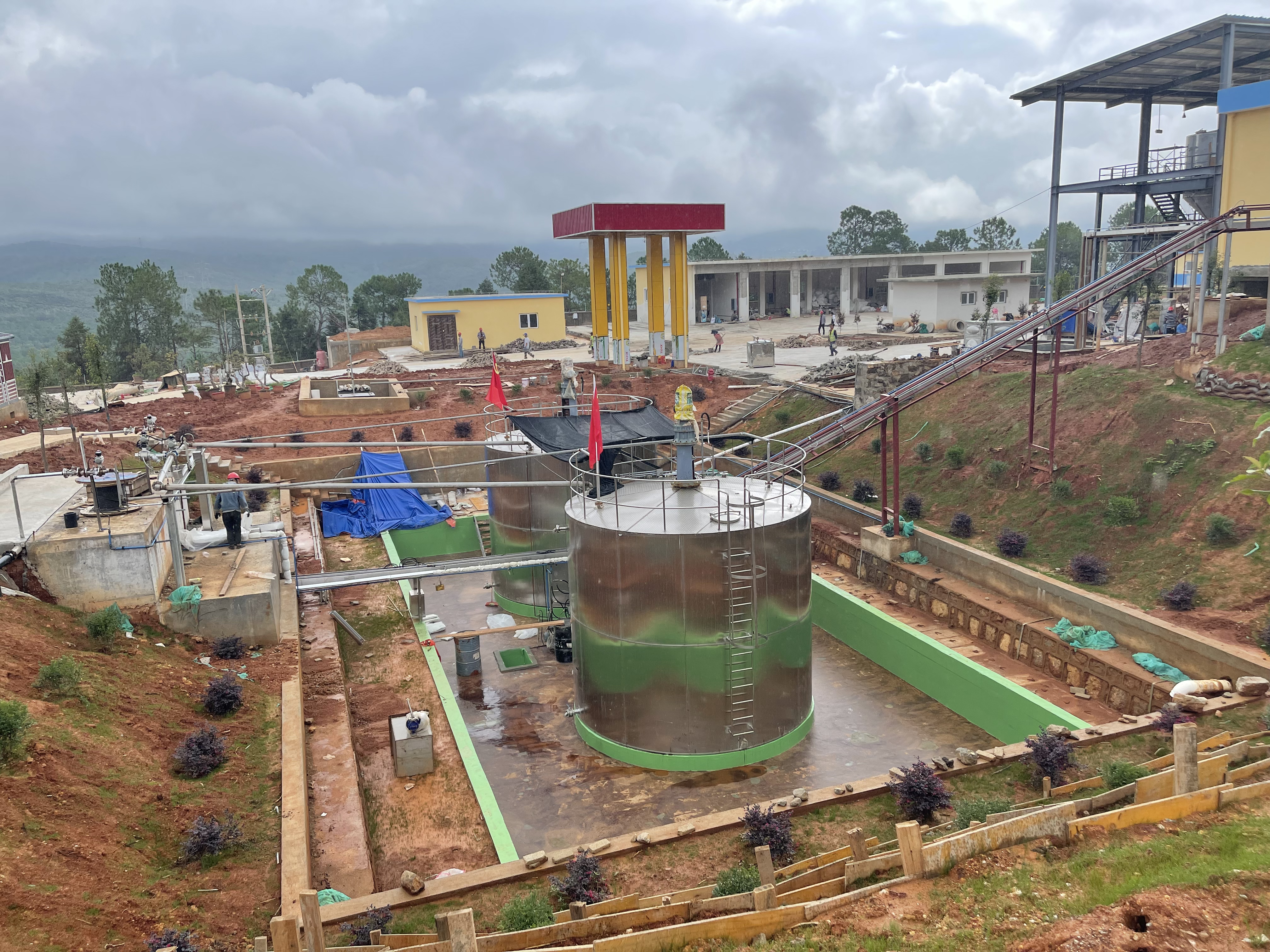 云南安化有限責(zé)任公司大理分公司（大理州鶴慶縣生產(chǎn)點(diǎn)）建設(shè)項(xiàng)目8月進(jìn)度