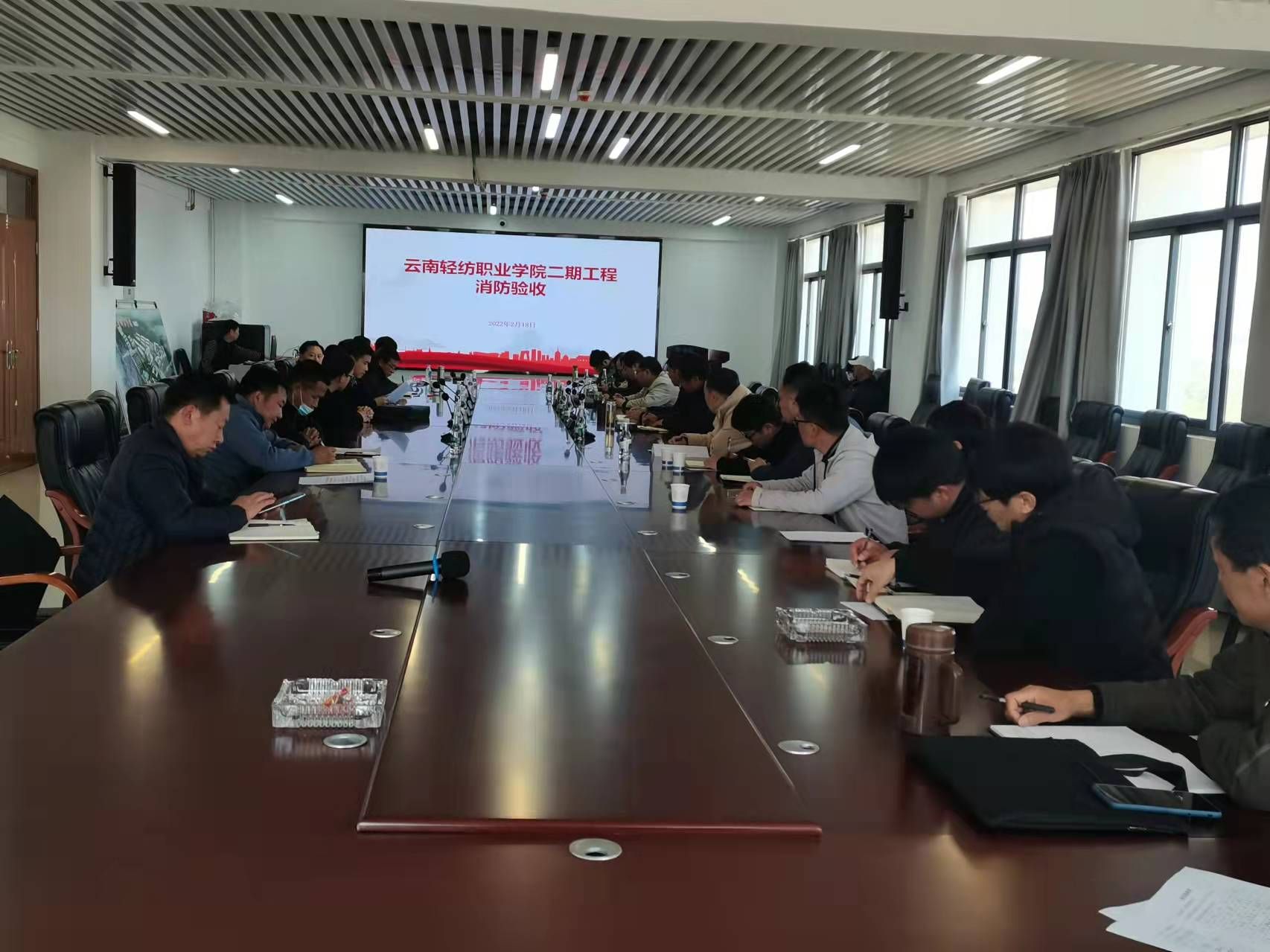 云南輕紡職業(yè)學院已完成第一、二期消防驗收工作