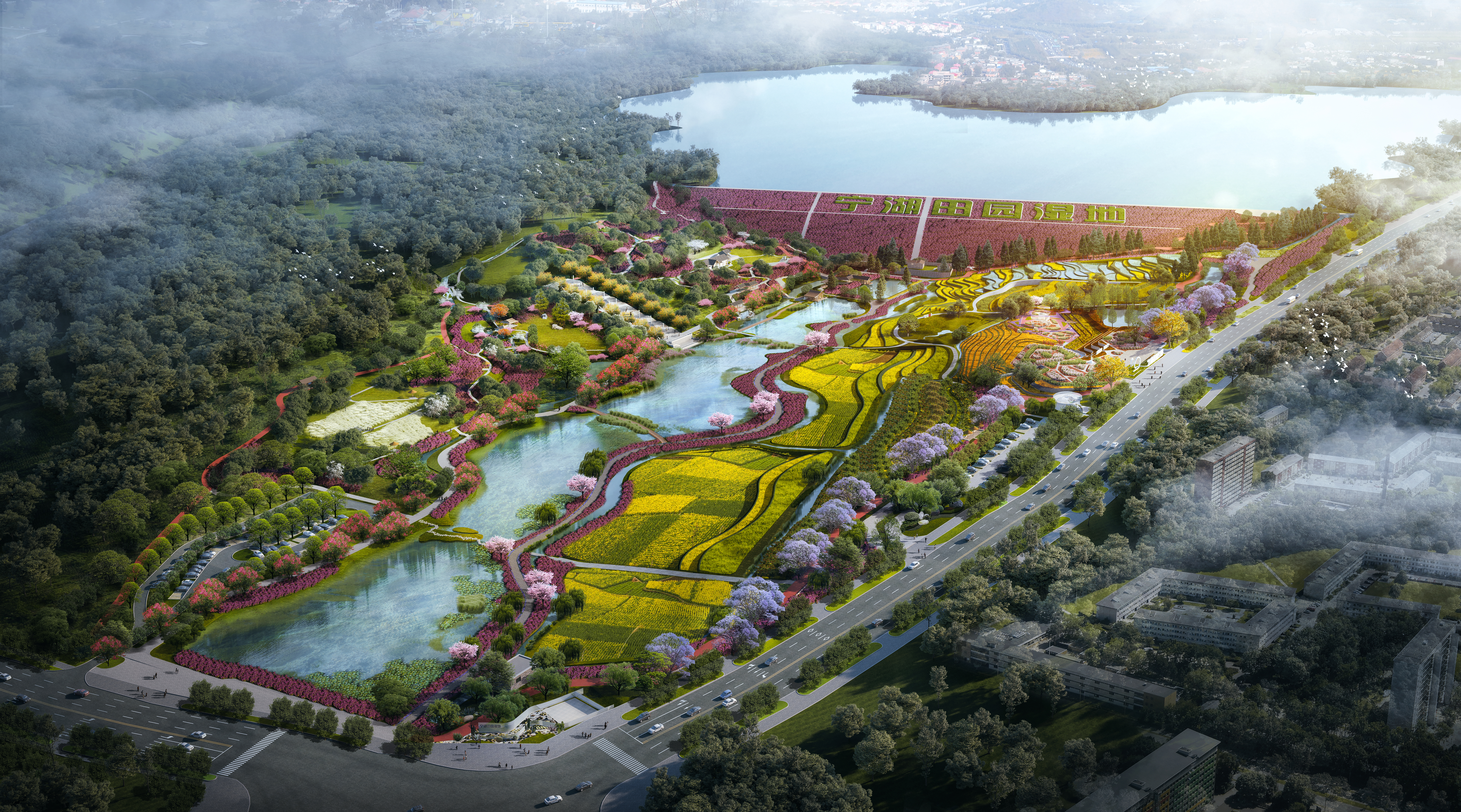 寧湖濕地公園工程項目