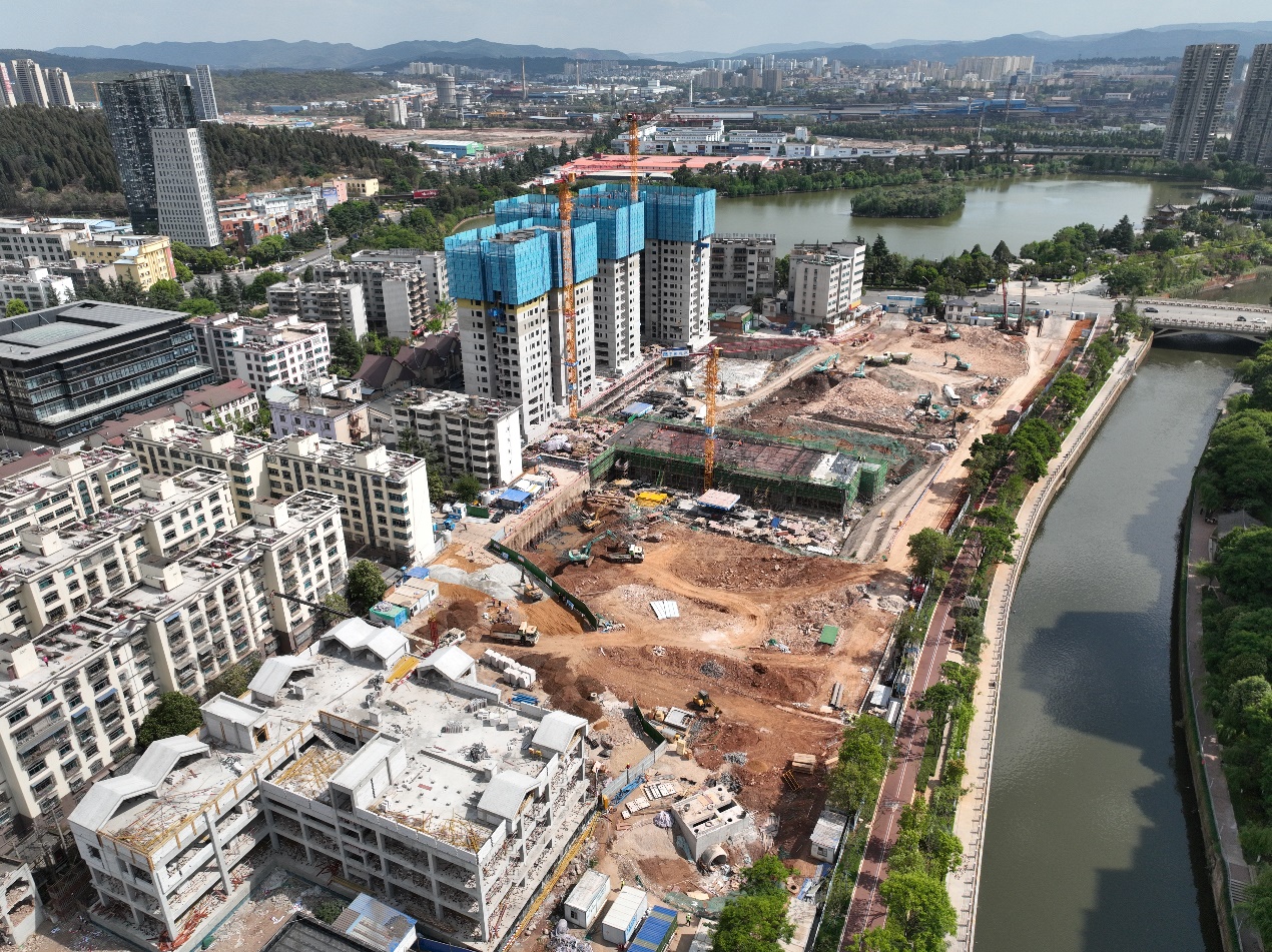 安寧市官廂街更新改造工程項(xiàng)目(南地塊)項(xiàng)目進(jìn)展