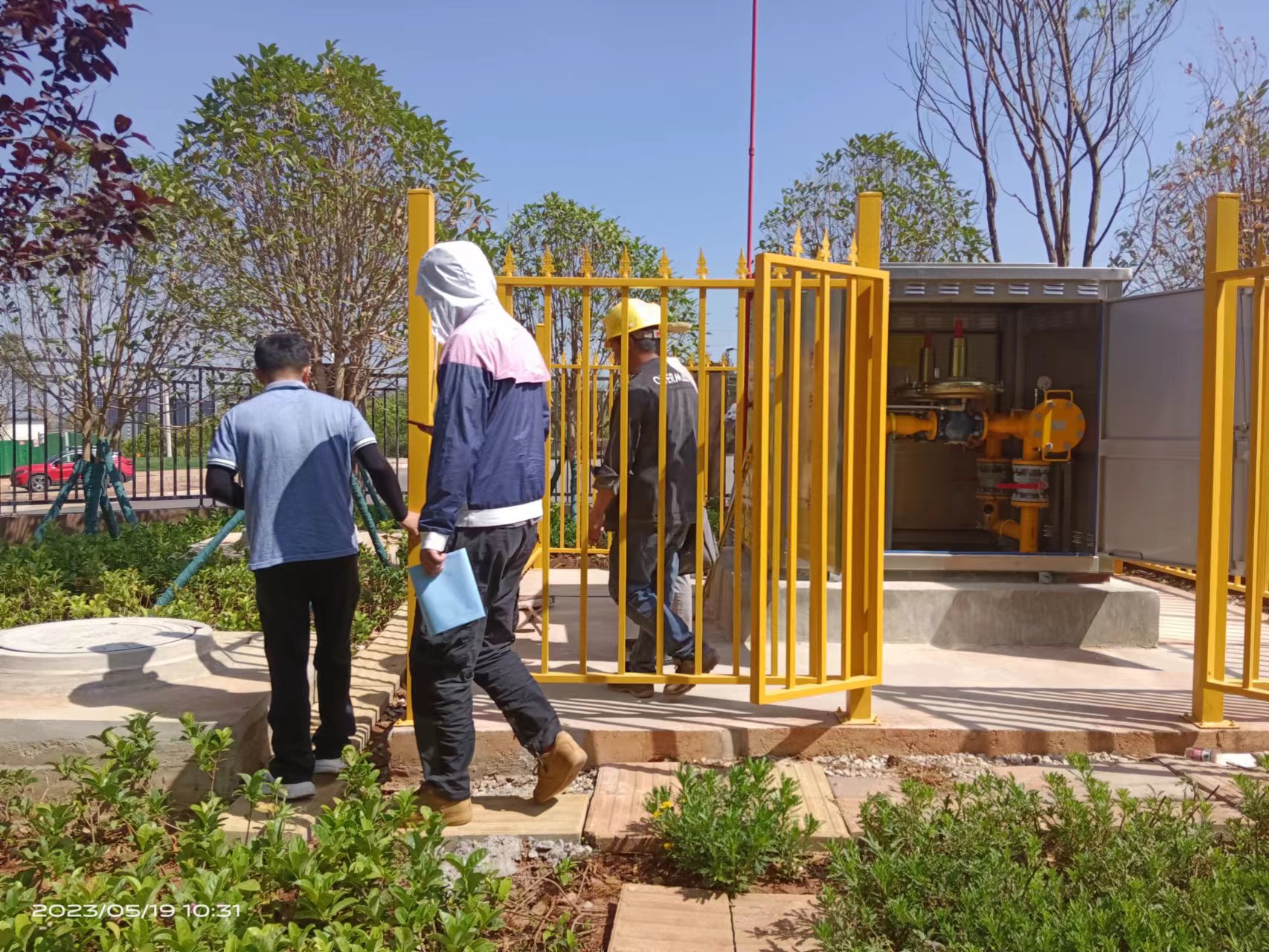 融創(chuàng)雁來湖A1、A2地塊燃?xì)馀涮装惭b工程（A2地塊）竣工移交